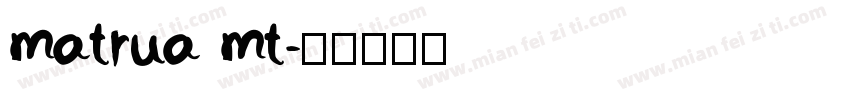 matrua mt字体转换